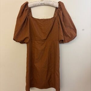 Sepia Babydoll Dress